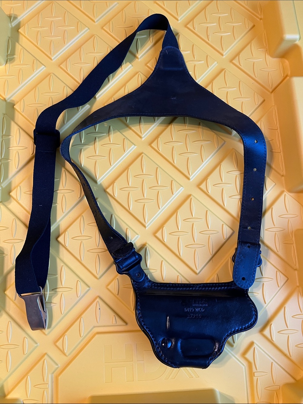 Men's Navy Shoulder Holster Strap galco D119 wcd ex286